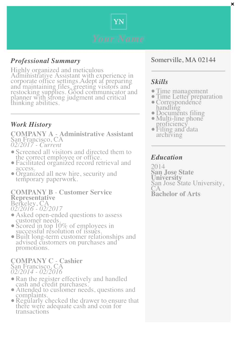 how to create a new resume for free